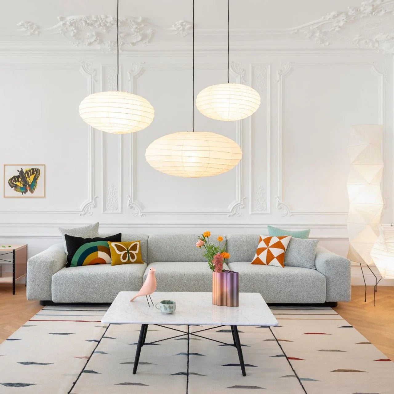 Lampada a sospensione Hikari Washi