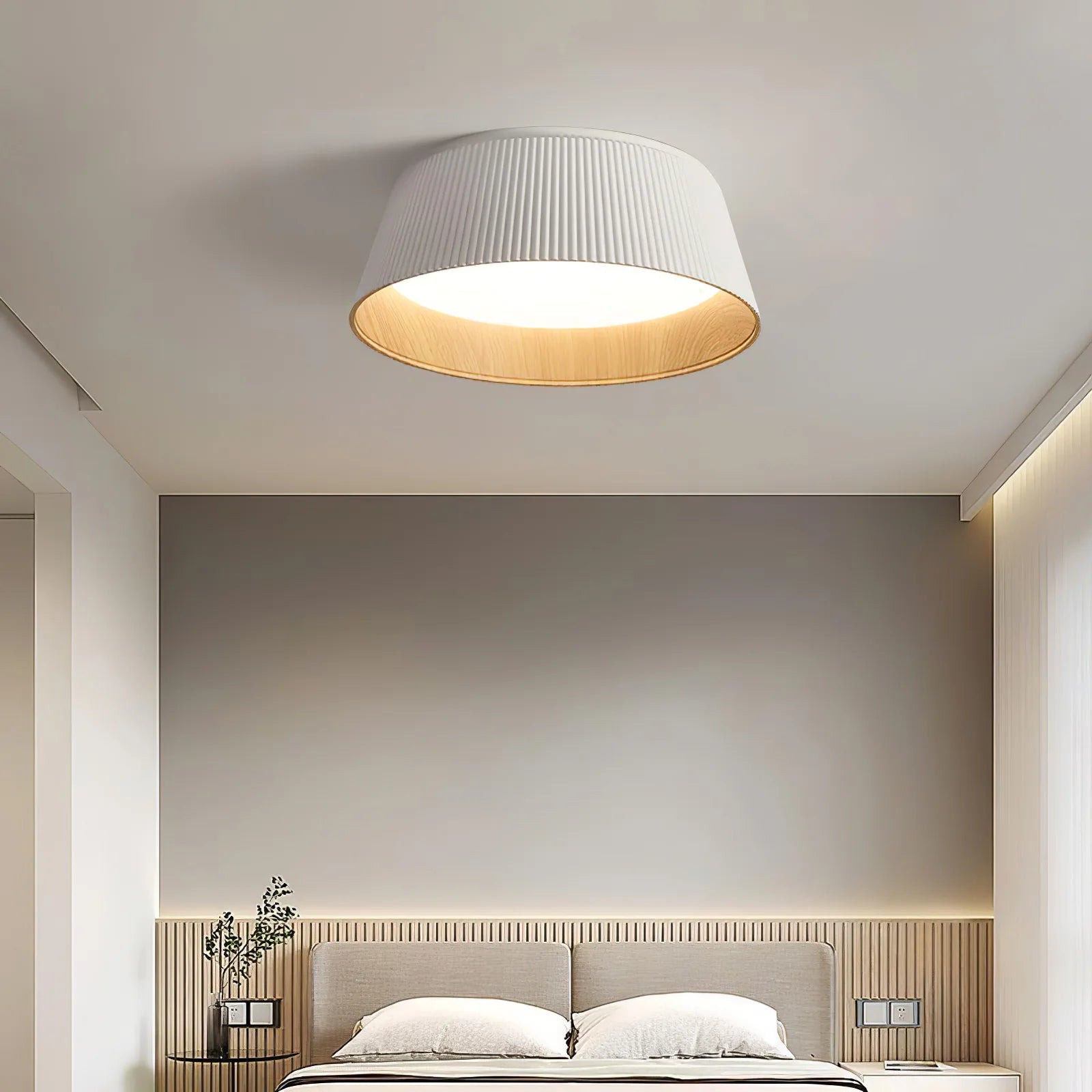 Lampada da soffitto a filo ondulato