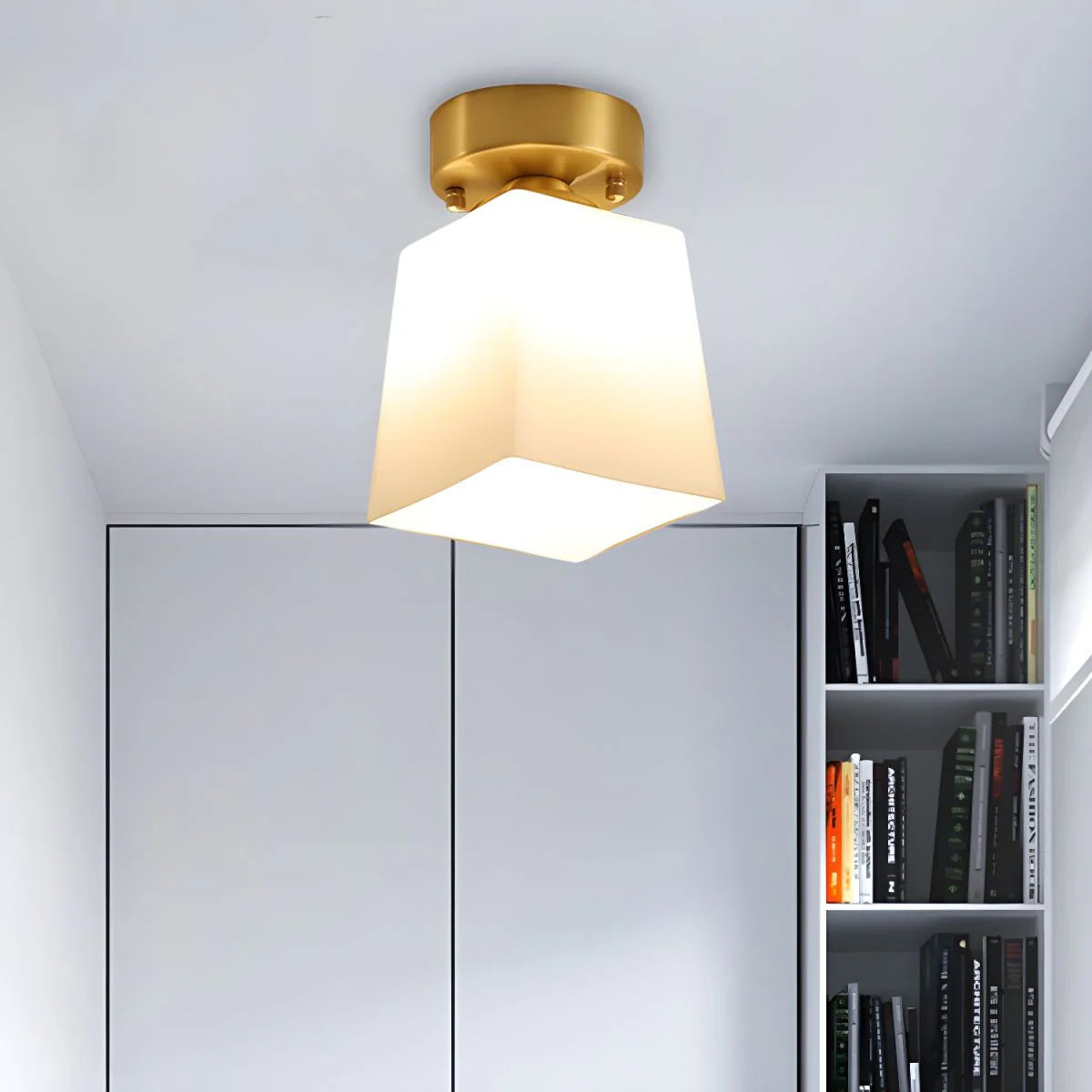 Moderne enkel korridor dekorativ glasloftslampe