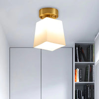 Moderne enkel korridor dekorativ glasloftslampe