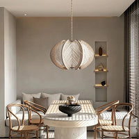 Artistic Wooden Irregular Pendant Light