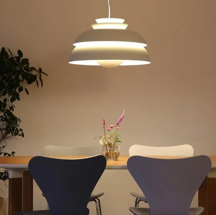 Stylish Sculptural Aluminum Pendant Light