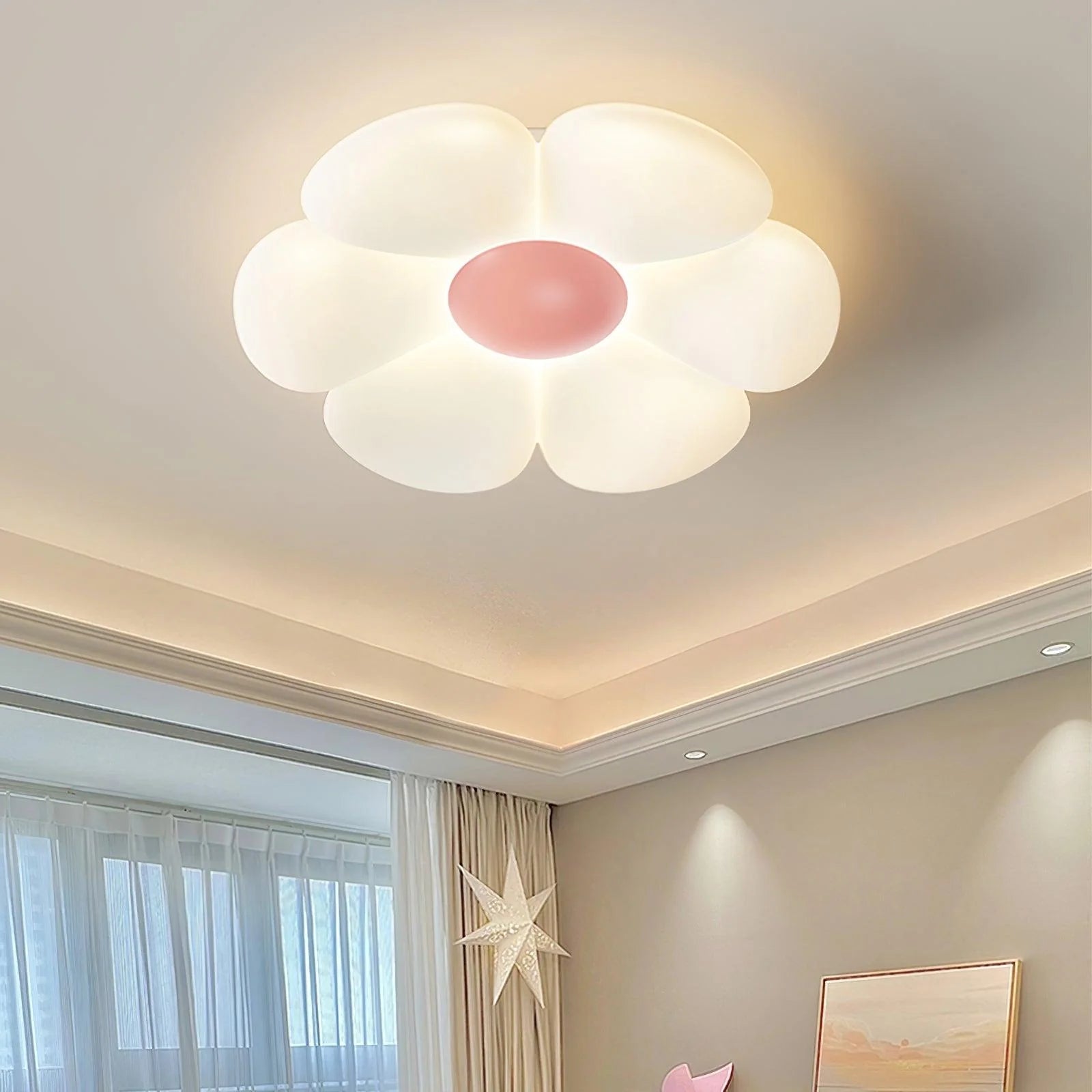 Luminescence Flower-Bloom Acrylic Ceiling Light