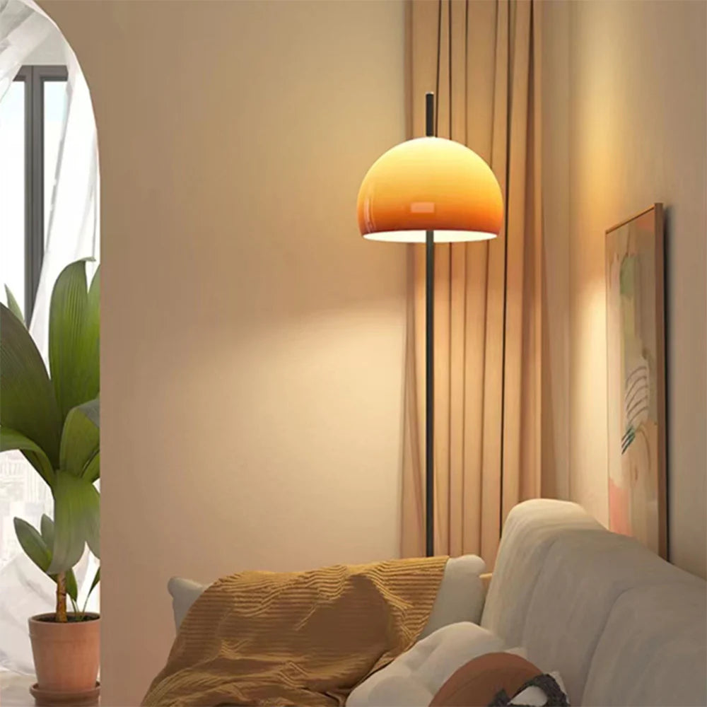 Lampadaire rond en verre tendance