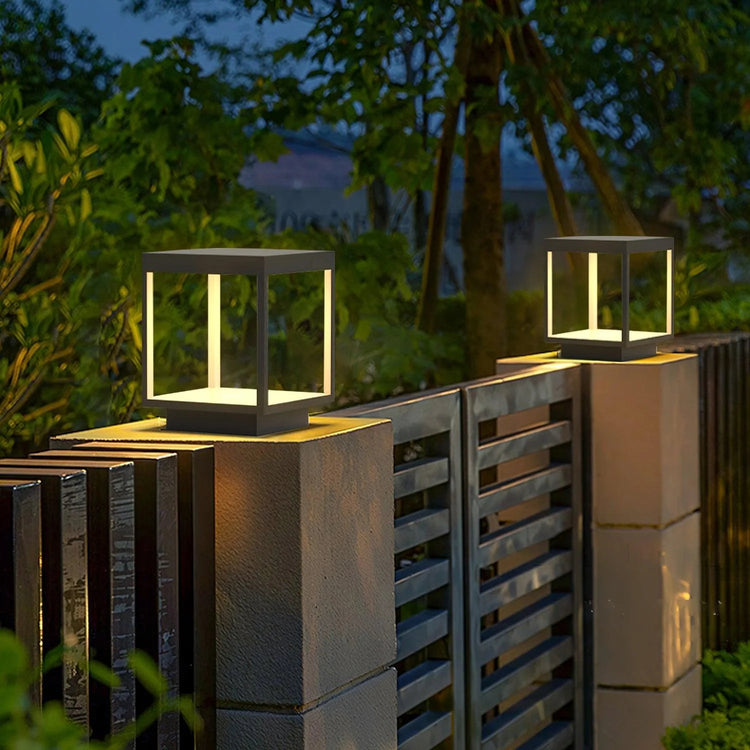Stylish Square Acrylic Outdoor Light