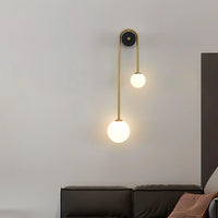 Luce murale dell'arco dorato