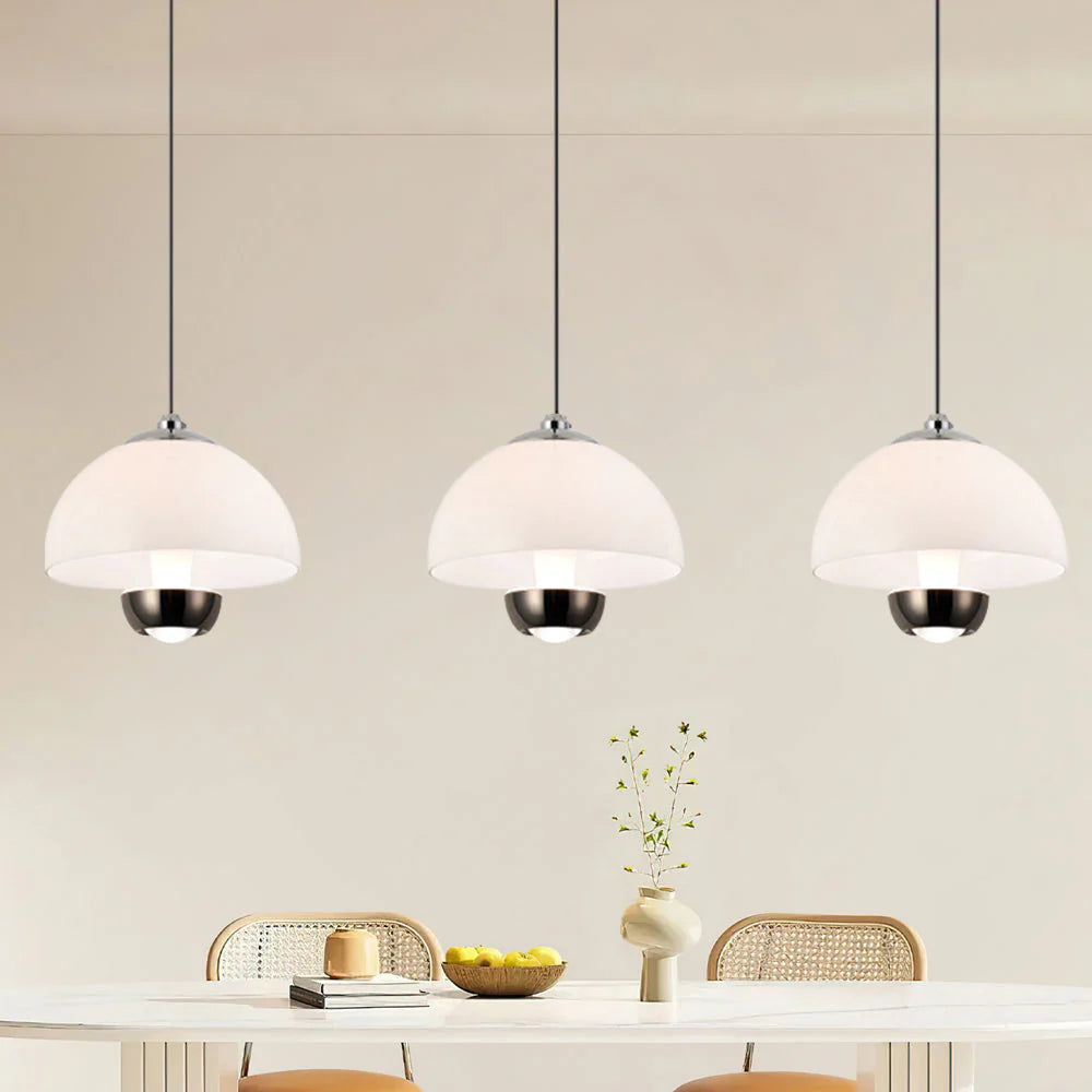 Nordic 3 Heads Glass Kitchen pendel Light
