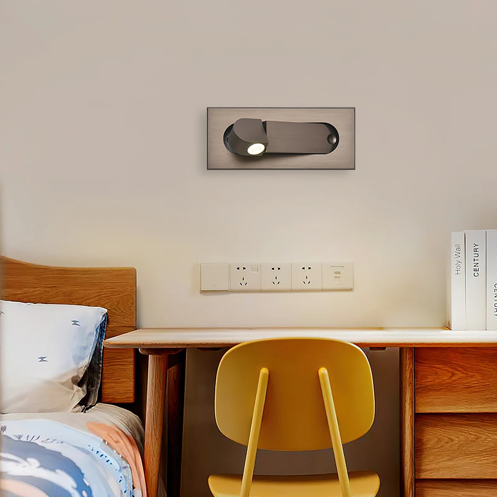 Elegante lampada da lettura a LED