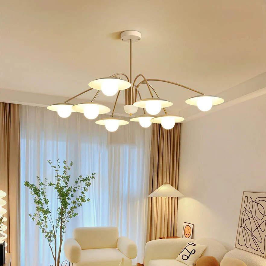 Lampadario a forma di fungo