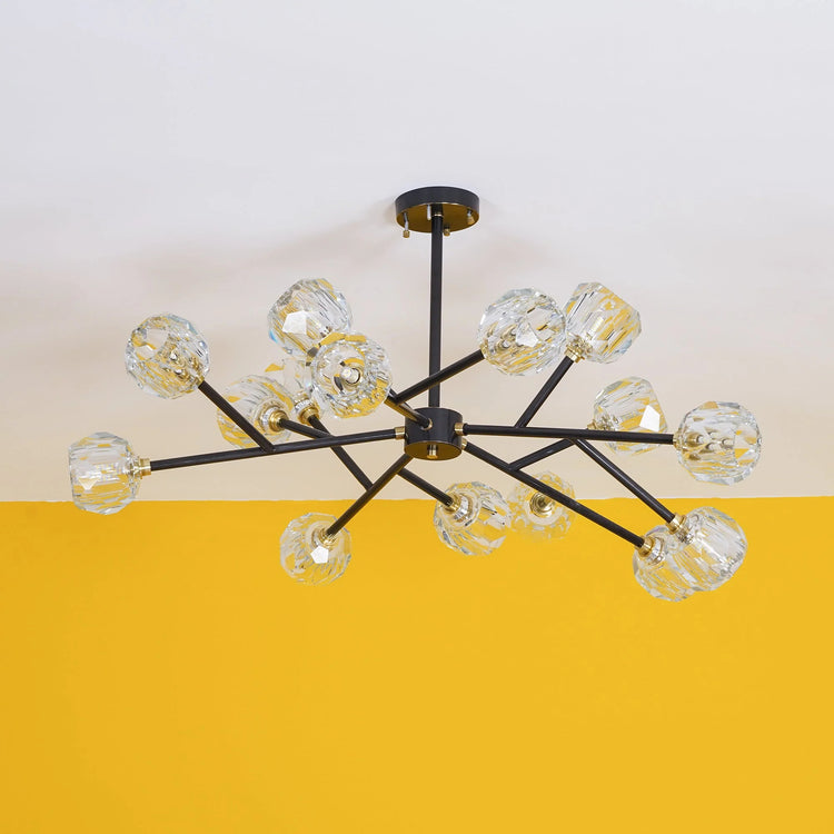 Trendy Molecular Crystal Glass lysekrone