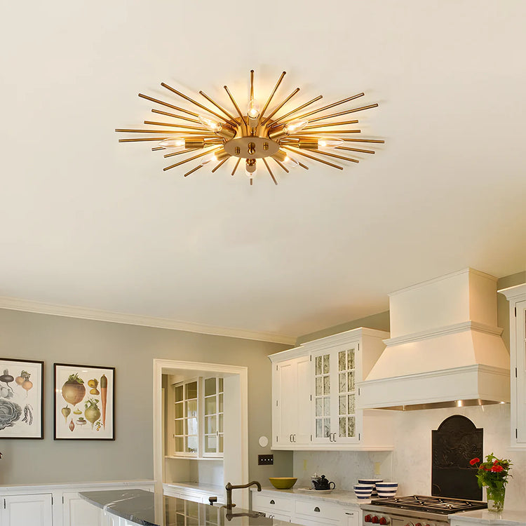 Moderne uregelmæssigt jernværksloftslys