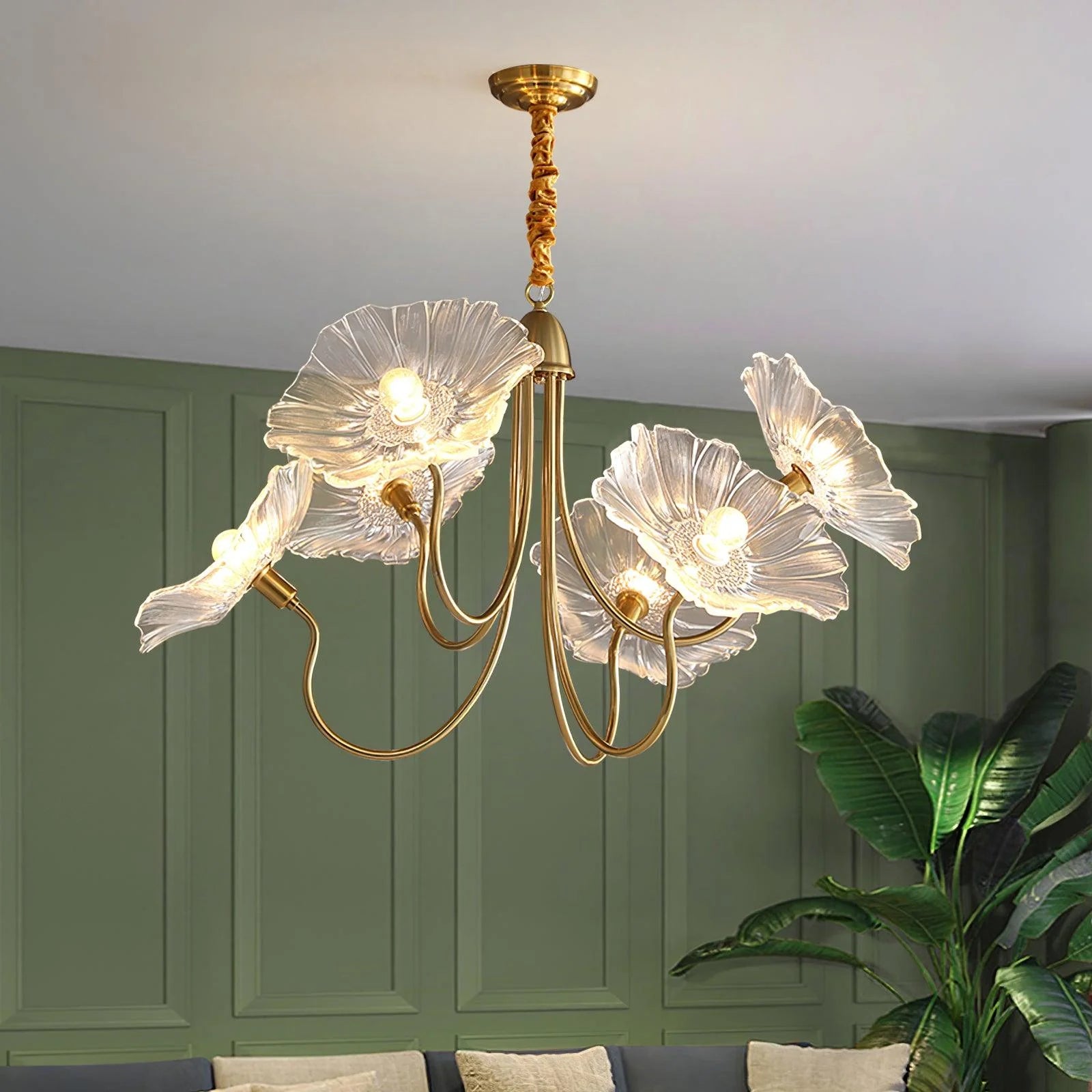 Lampadario con illuminazione Lotus Bloom