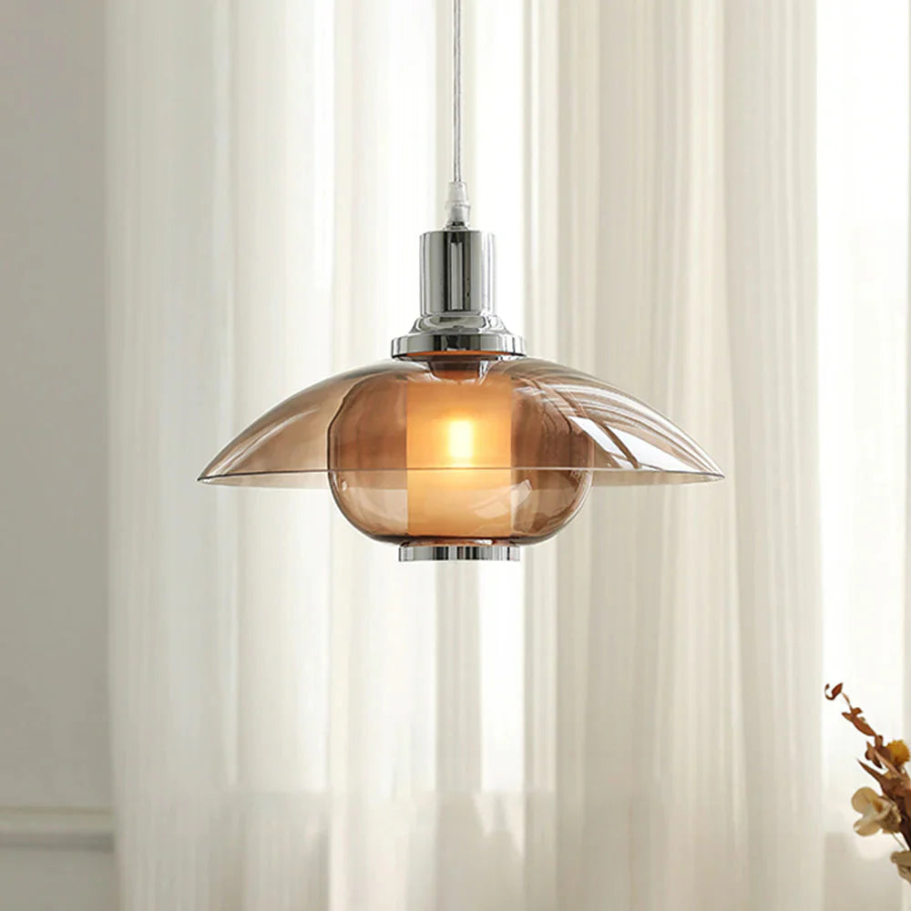 Modern Clear Glass Pendant Light