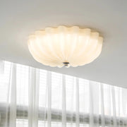 Modern Round Flower Glass Ceiling Light
