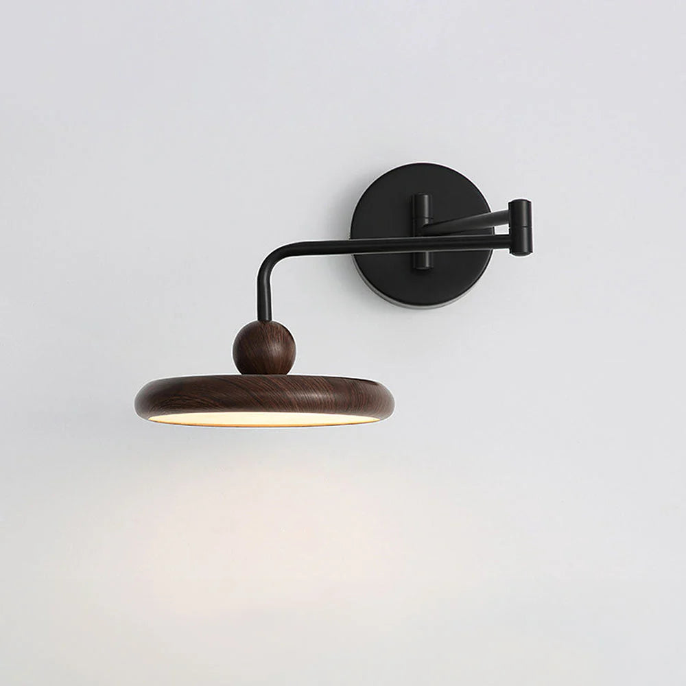 Lampada da parete moderna rotonda in metallo