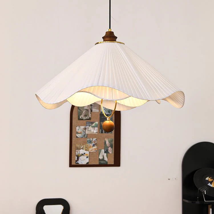 Ruffled Edge Pendant Light