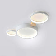 Plafonnier LED circulaire en fer artistique