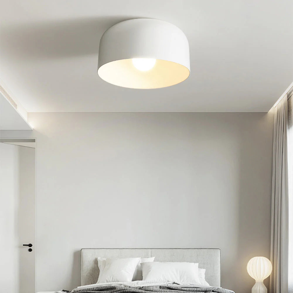 Scandinavian Round Iron Ceiling Light