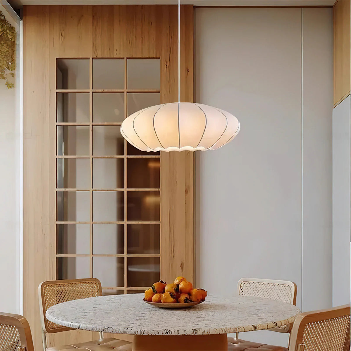 Japandi glød hængende lampe