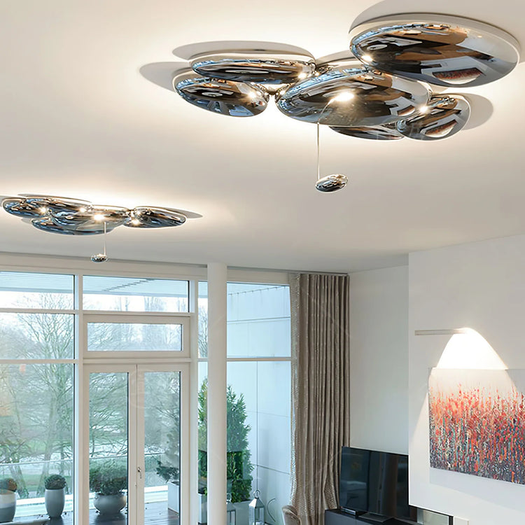 Trendy Pebble Metal Ceiling Light