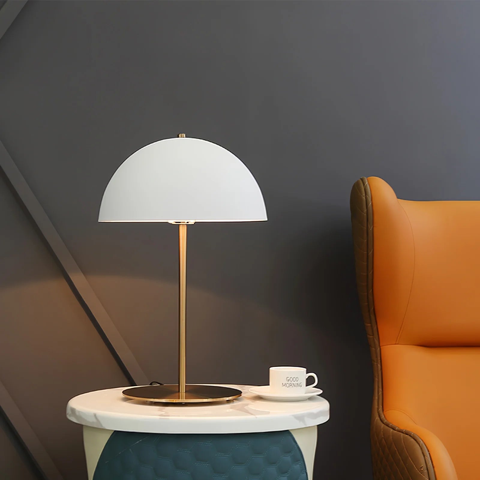 Whimsical Dome Iron Table Light