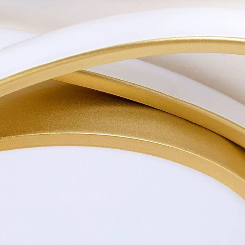 Elegante plafoniera LED rotonda nordica