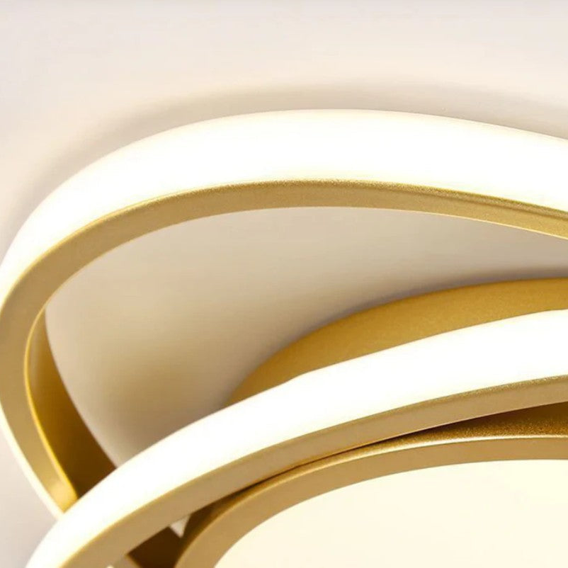 Elegante plafoniera LED rotonda nordica