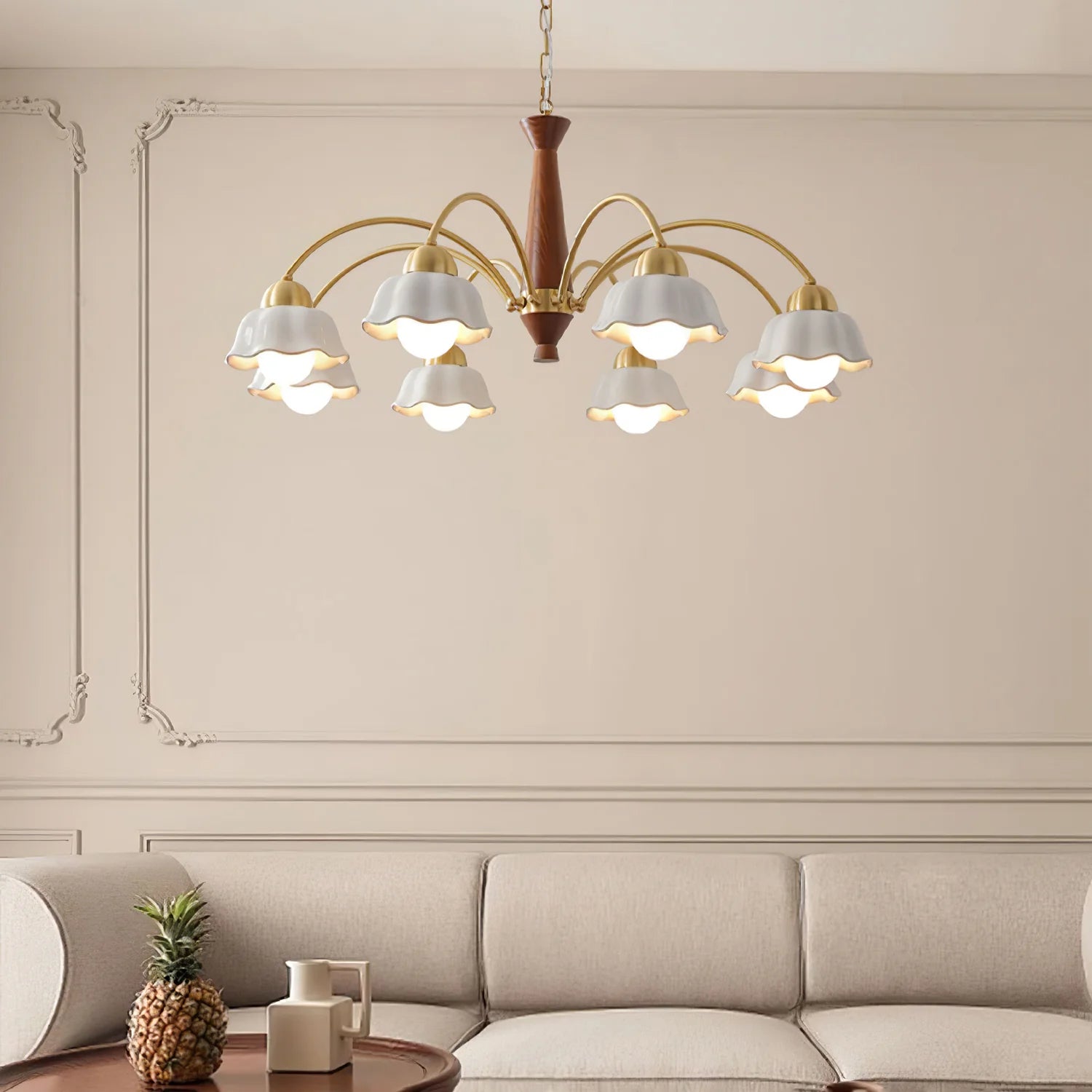 Lampadario in ottone di Stoccolma