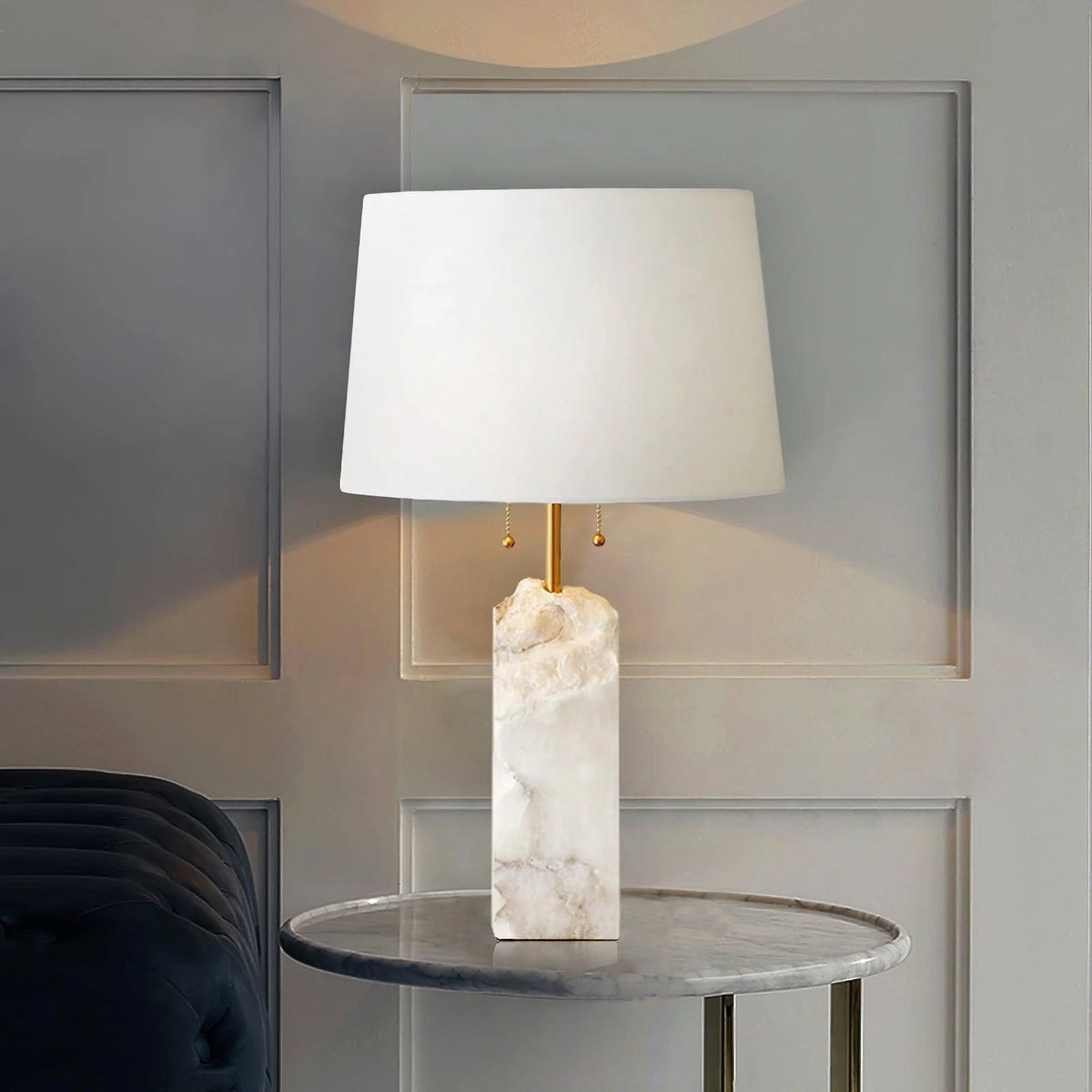 Aurea alabaster bordlampe