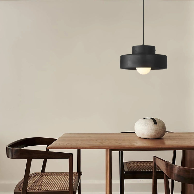 Contemporary Circle Resin Pendant Light