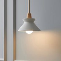 Scandinavian Concrete Cone Hanging Light