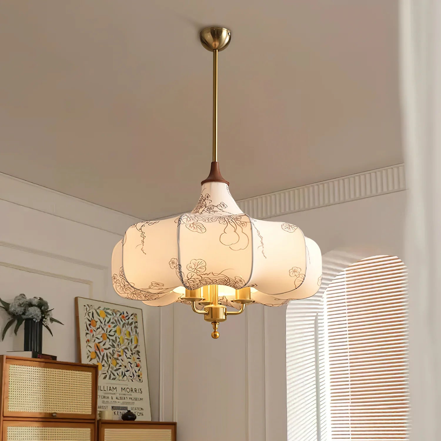 Vintage Cloud Cloth Pendant Light