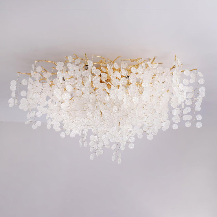 Elegant Blooming Glass Ceiling Light