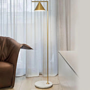 Moderne lineær metalgulvlampe