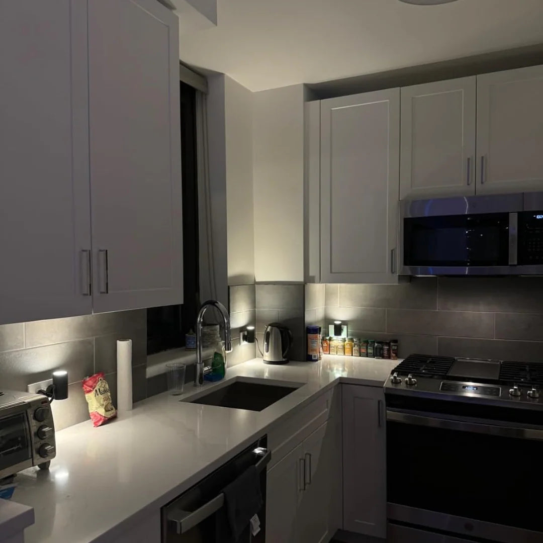 Modern Versatile Black Socket Wall Light
