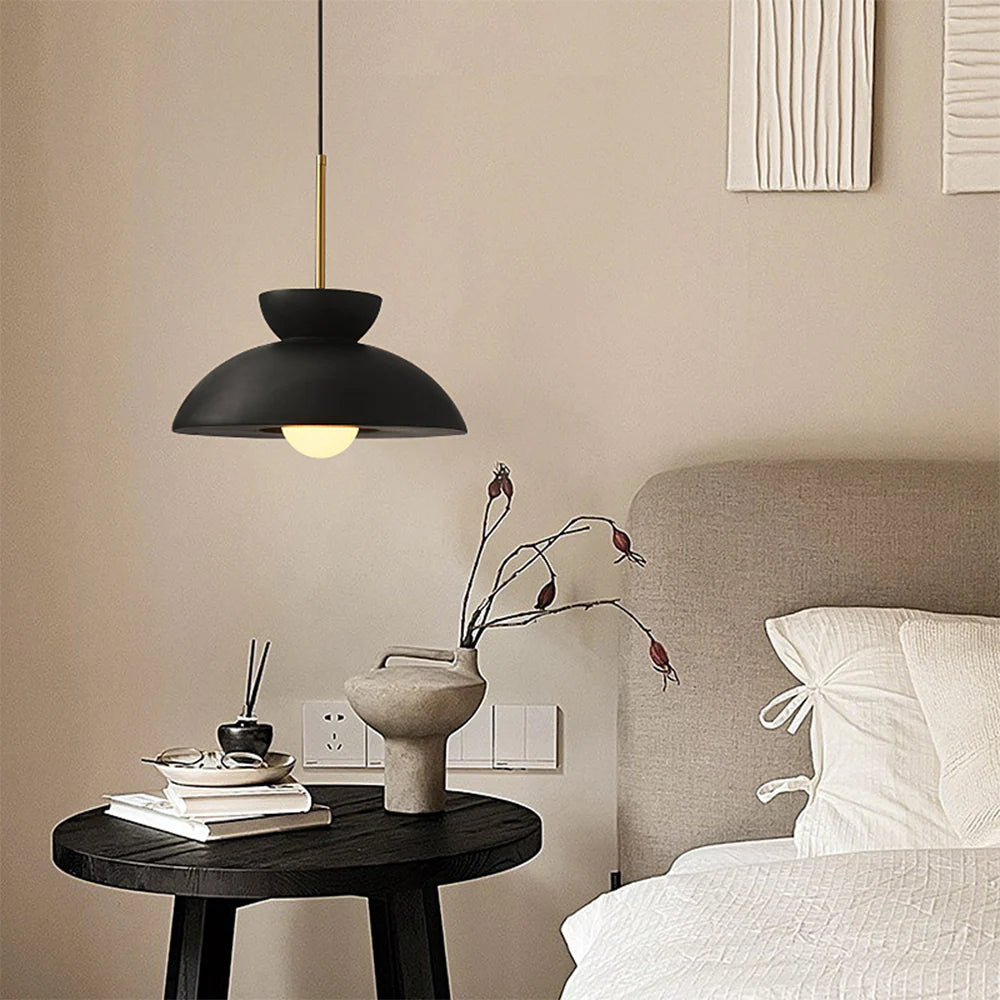 Lampada a sospensione rotonda alla moda in resina