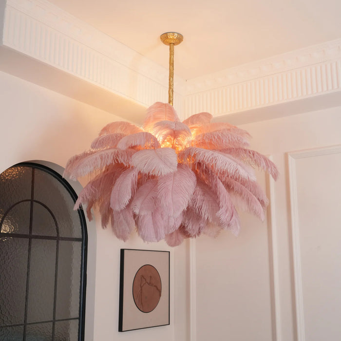 Plume de luxe lysekrone