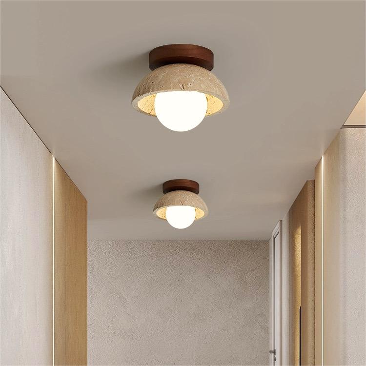 Modern Industrial Stone Wall Light