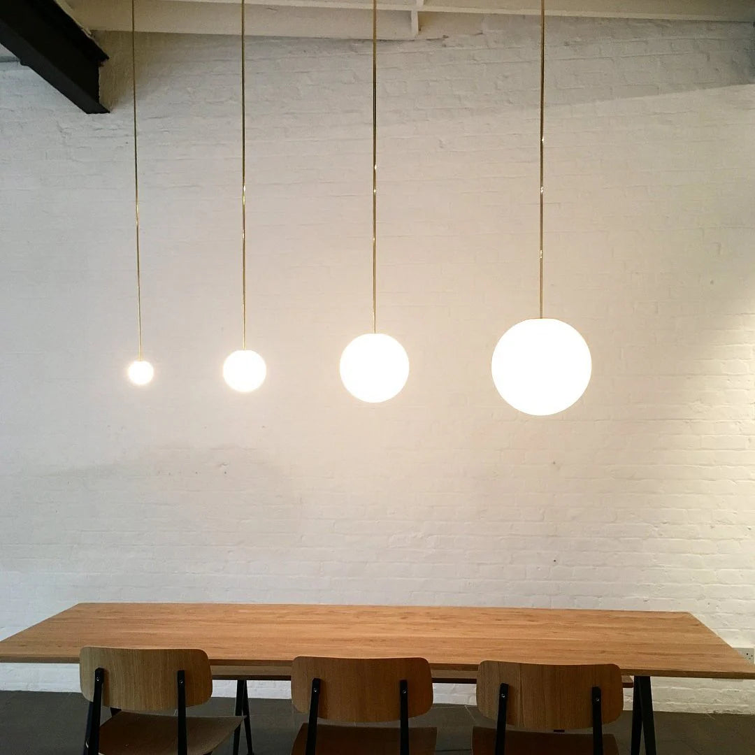 Lampada a sospensione in ottone