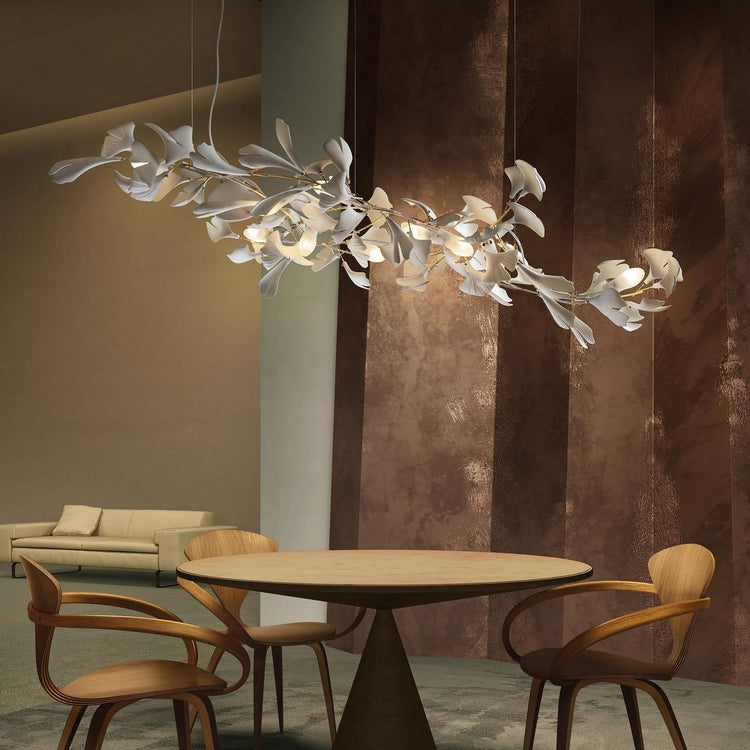 Stylish Petal-Glow Metal Chandelier