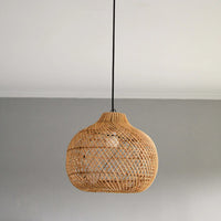 Handwoven Rattan Pendant Light
