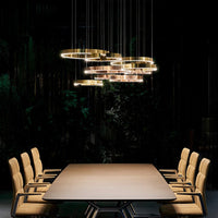 Glarefusion Modern Simple Ring Chandelier