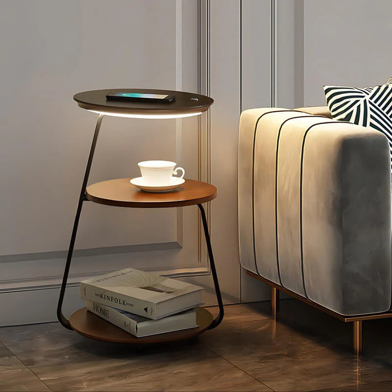 Lampadaire multicouche rechargeable créatif
