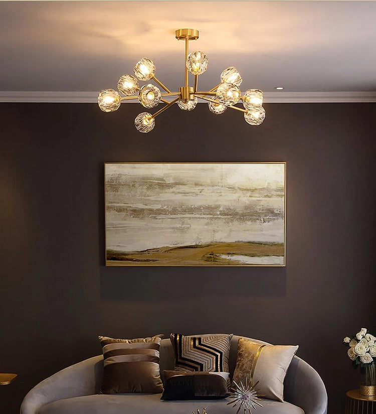 Trendy Molecular Crystal Glass lysekrone