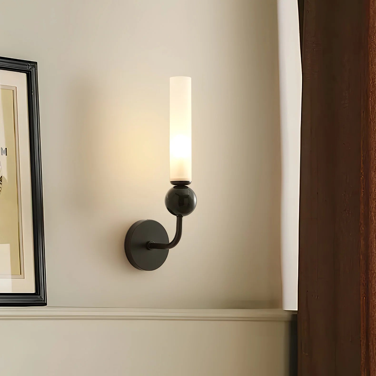 Classical Vertical Marble Wall Light