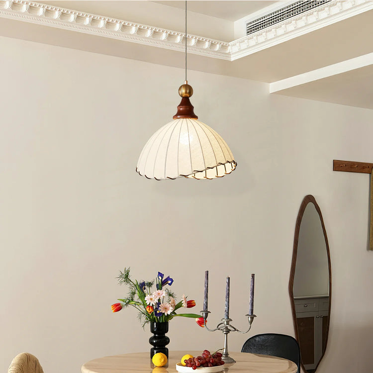 French Wabi-Sabi Vintage Pendant Light