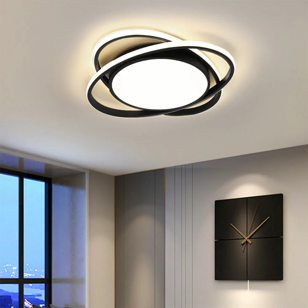 Elegante plafoniera LED rotonda nordica