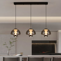 Nordic 3 Heads Glass Kitchen pendel Light