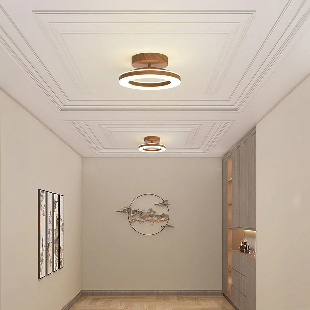 Plafonnier de couloir rond moderne nordique
