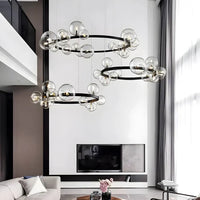 Contemporary Alyse LED Ring Chandelier